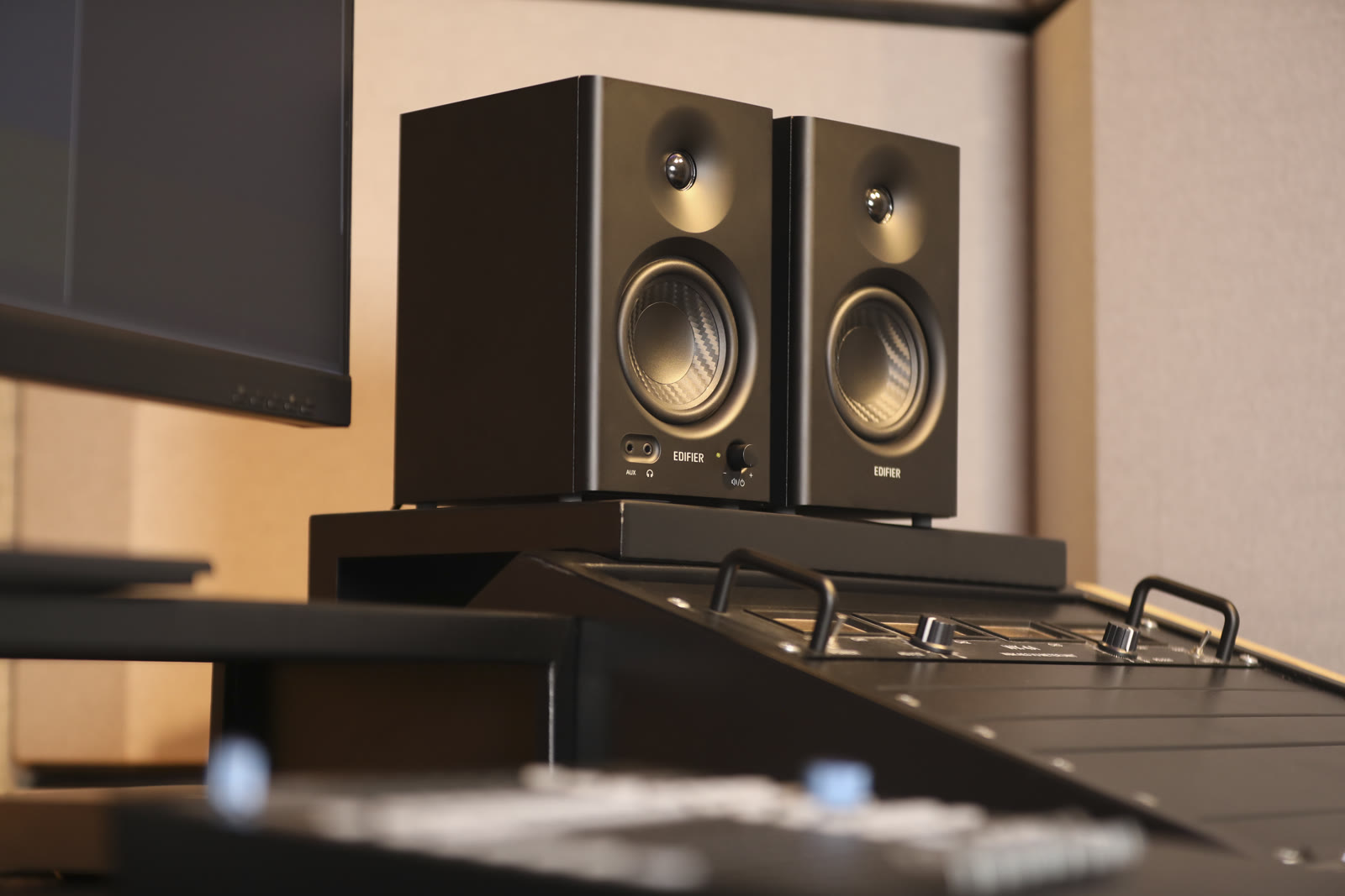 Studio monitors setup